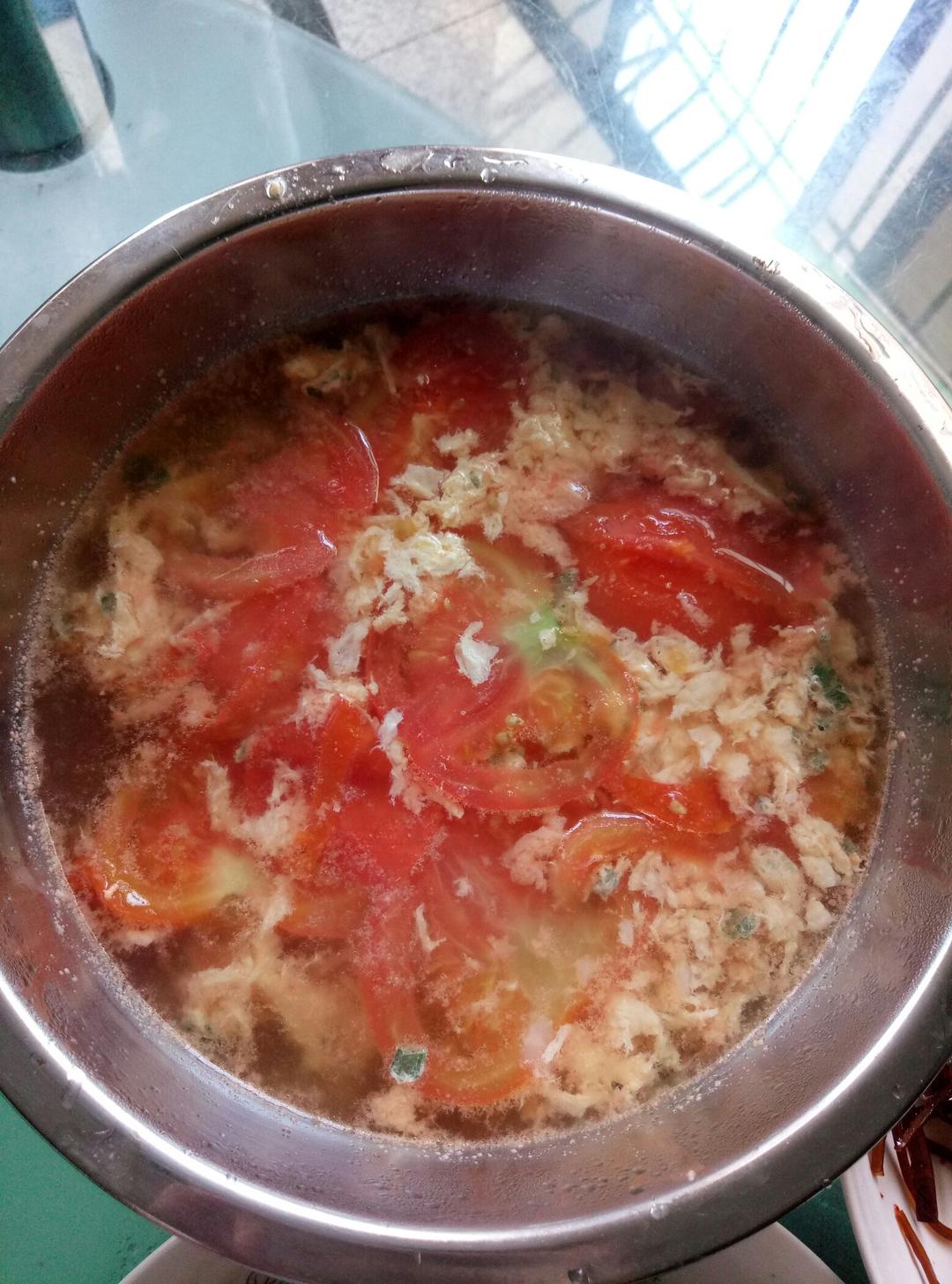 好喝到爆的西红柿鸡蛋汤