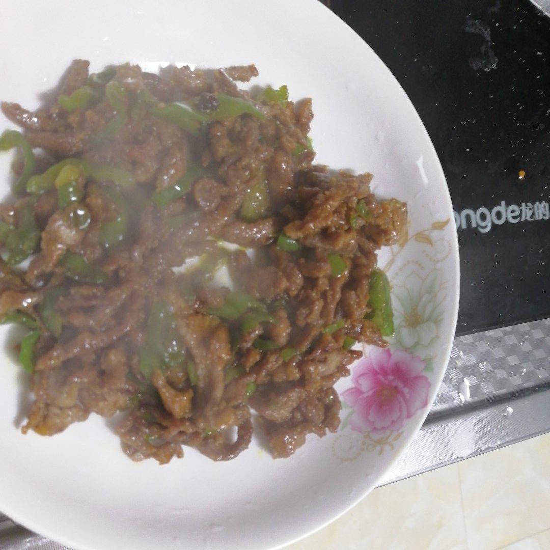 青椒炒肉丝