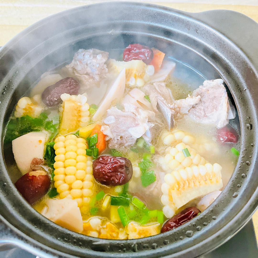 🔥最适合秋天喝的山药排骨汤，味道清甜鲜美，健脾养胃❗️