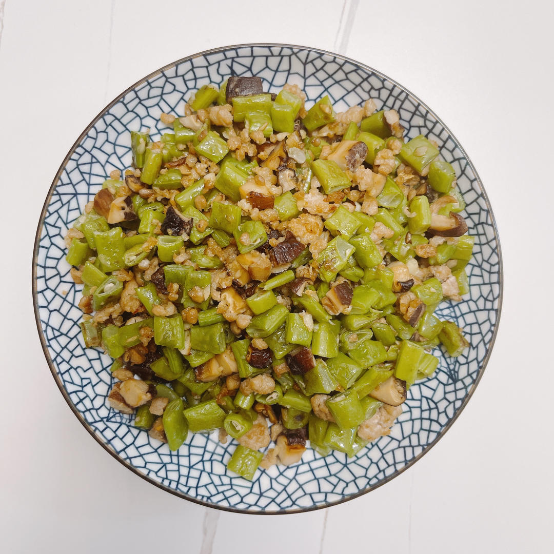 榄菜肉沫四季豆 | 超级下饭