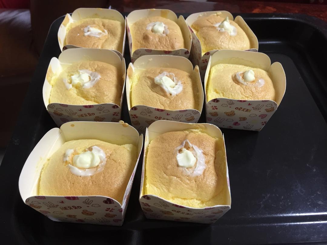 手机用户4815_mqrl做的北海道戚风杯子蛋糕