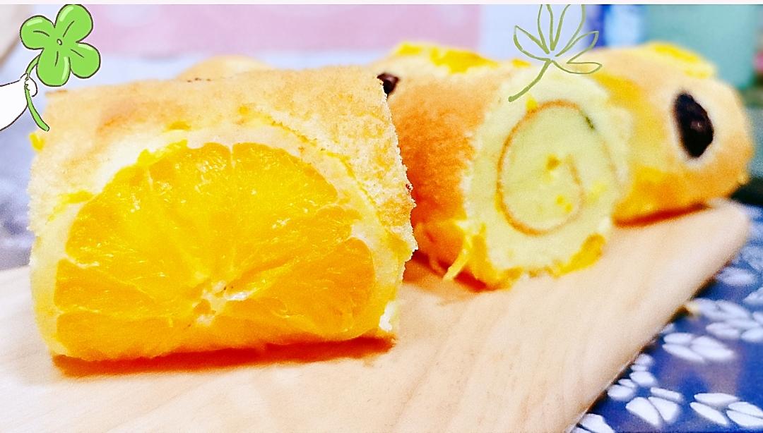 (香橙)毛巾蛋糕卷