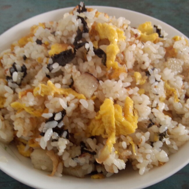 低卡瘦身紫菜蛋炒饭