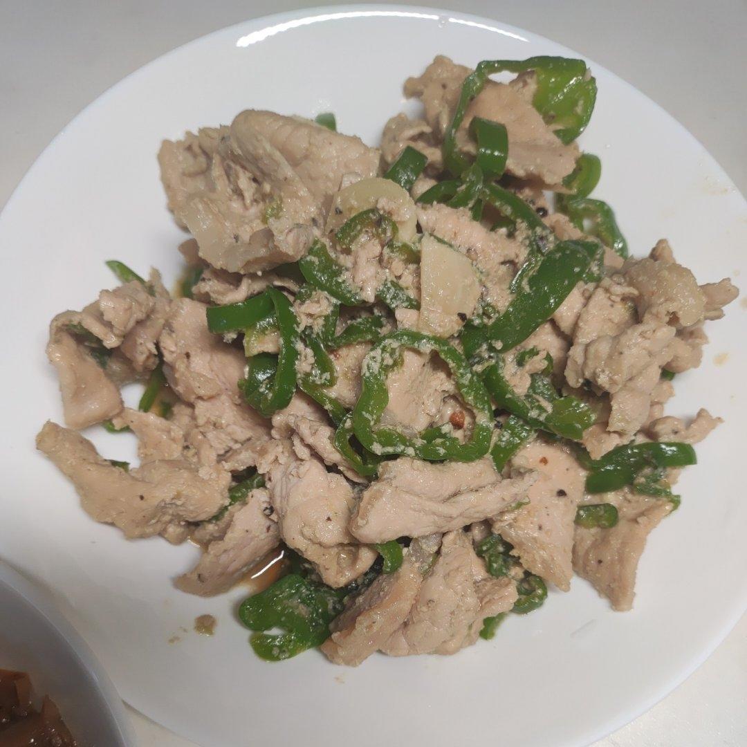 青椒肉丝（里脊肉版）