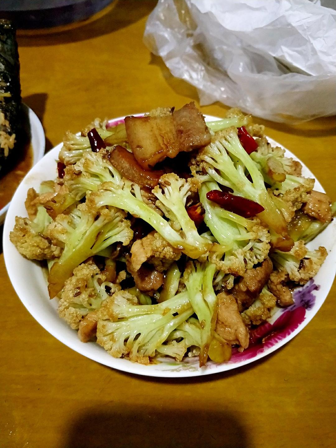 干锅有机花菜