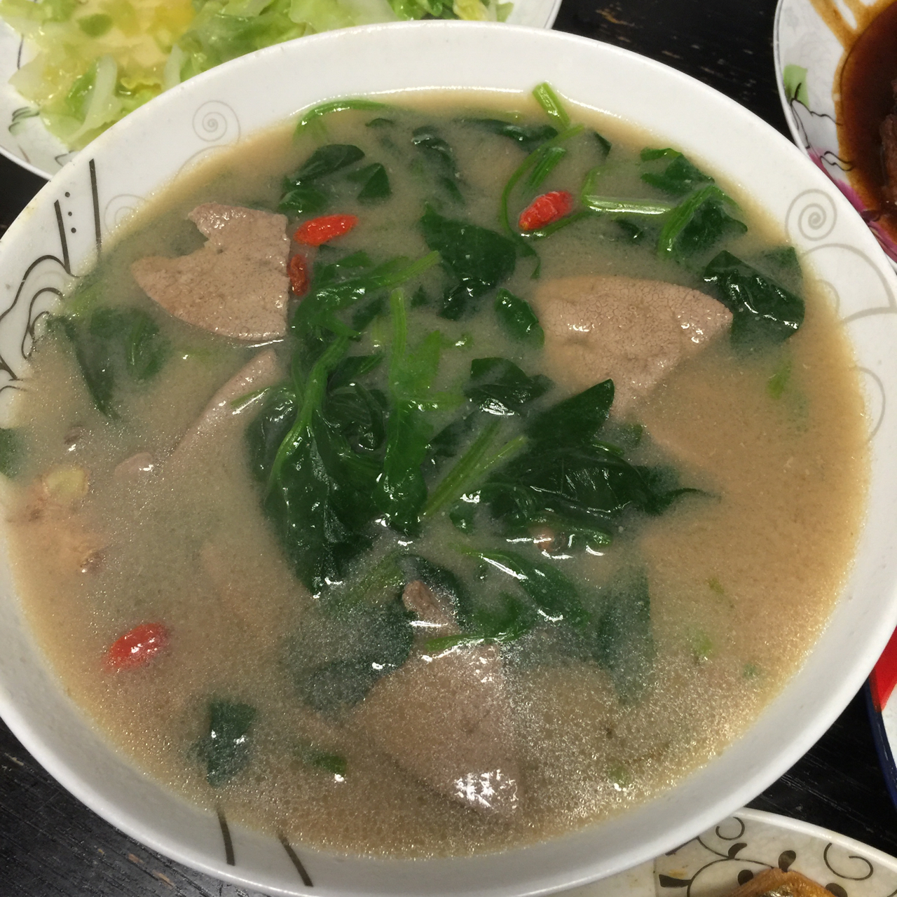 菠菜猪肝汤