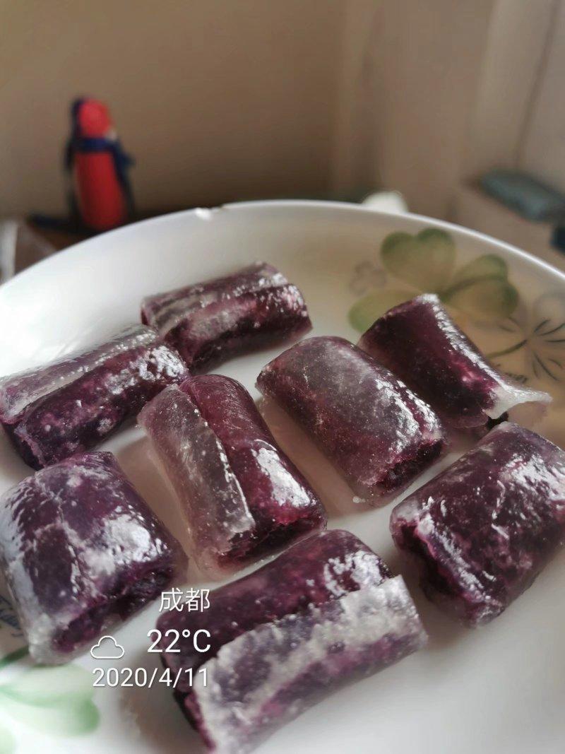 水晶紫薯糕