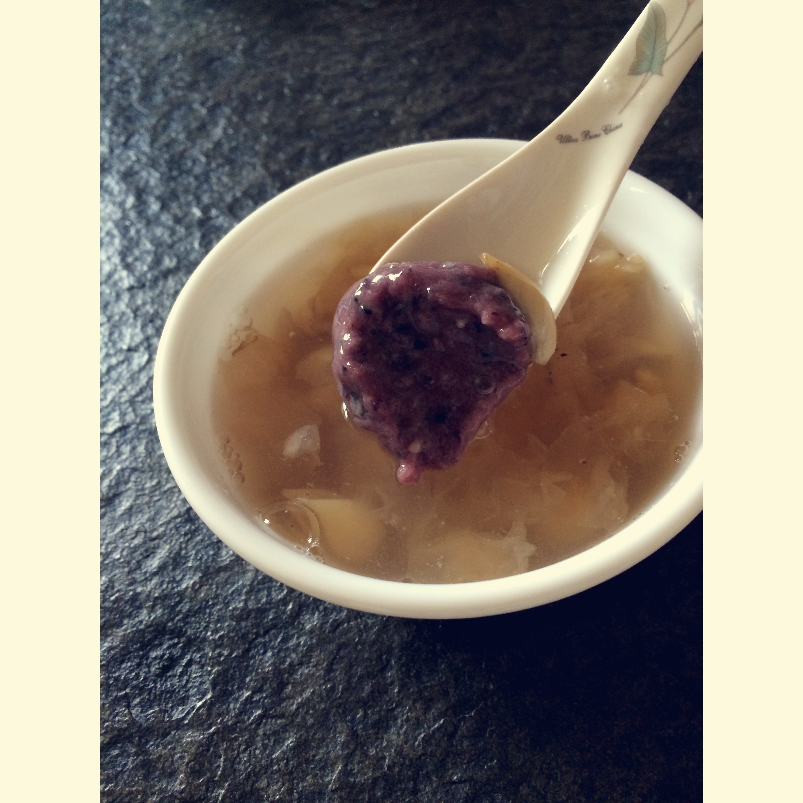 黑芝麻豆浆麻糬（两种吃法）--松下PT1000面包机版
