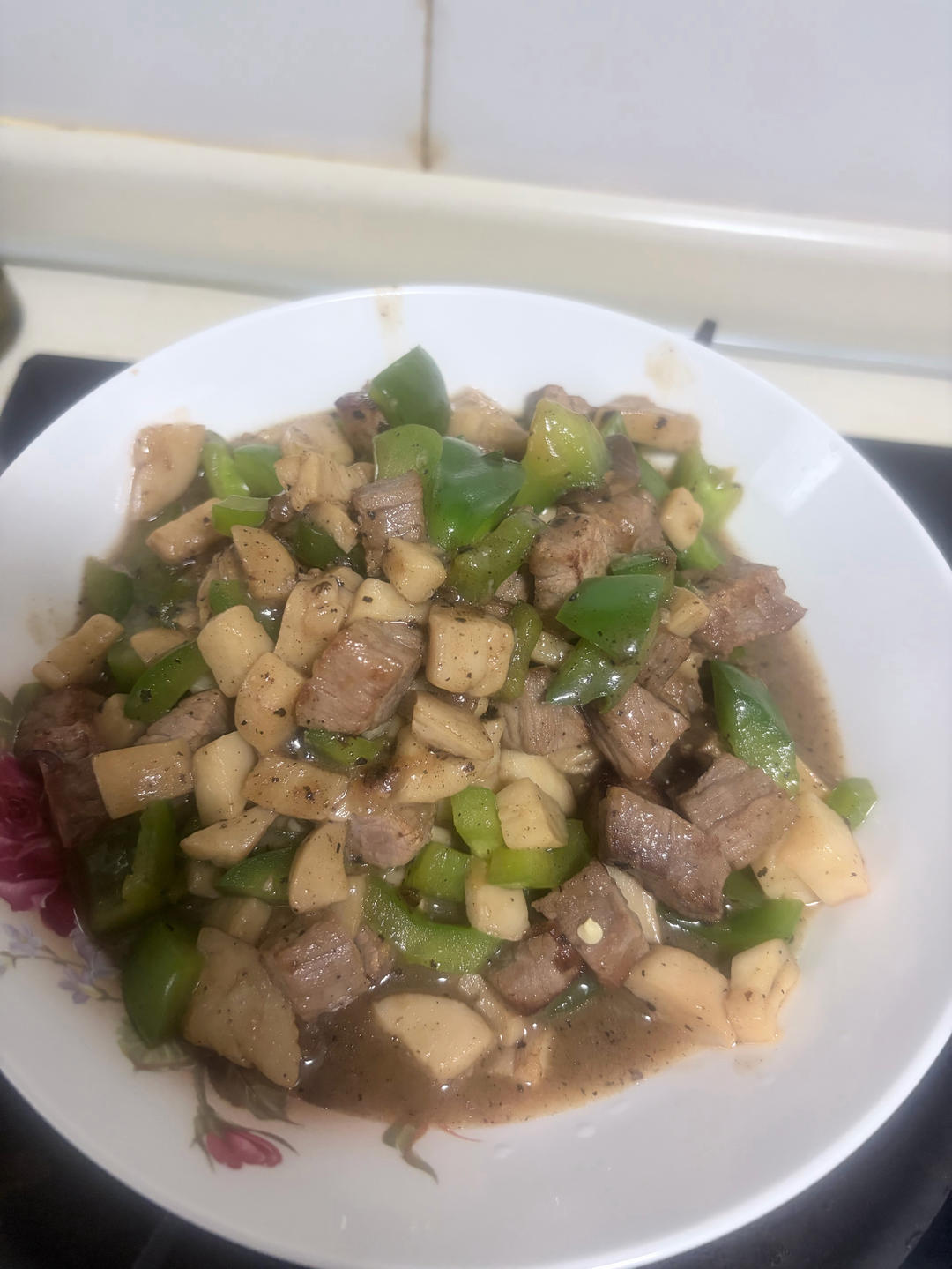 杏鲍菇牛肉粒