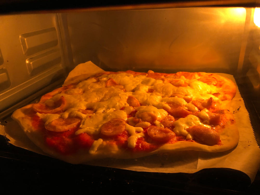 薄底披萨➕佛卡夏做法🍕在家自制正宗披萨