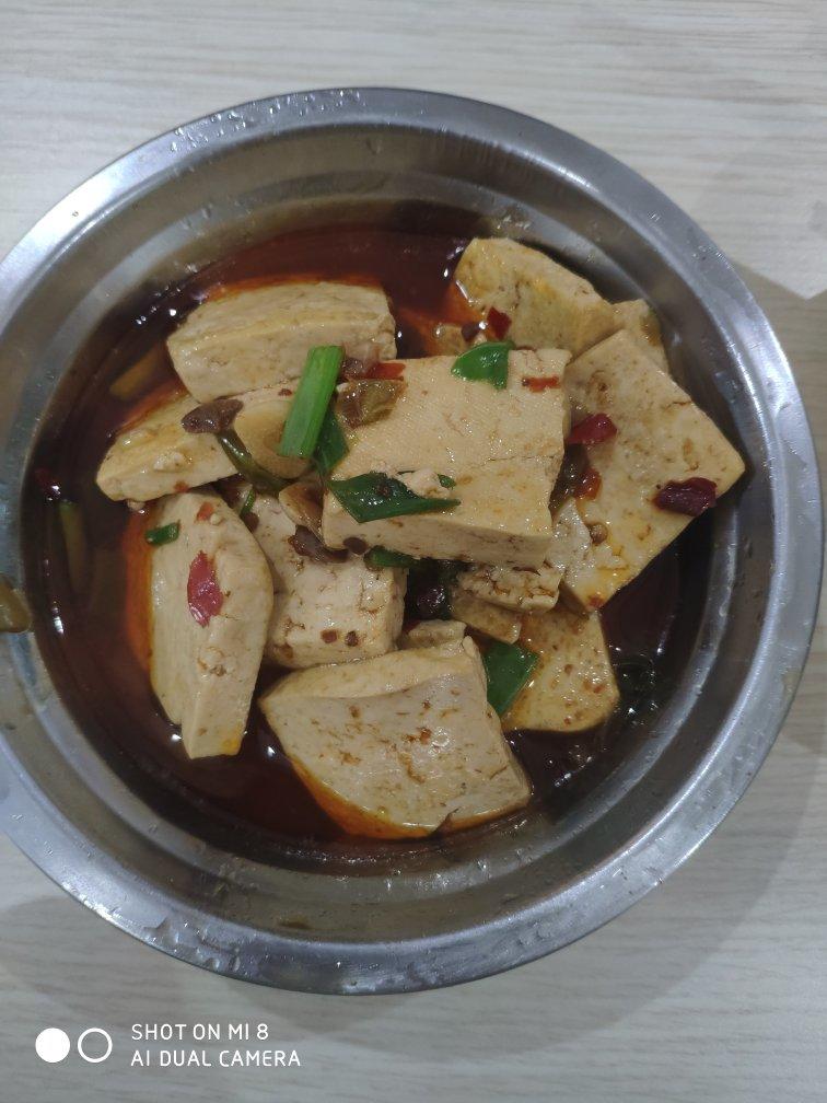 豆瓣酱炒豆腐