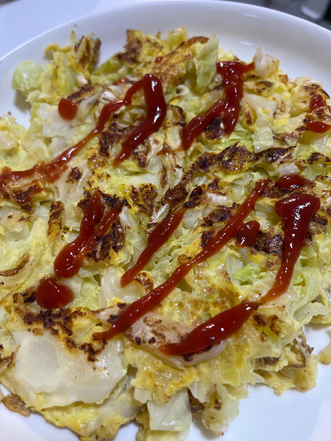 包菜蛋饼也太好吃了吧！！！吃撑才153大卡