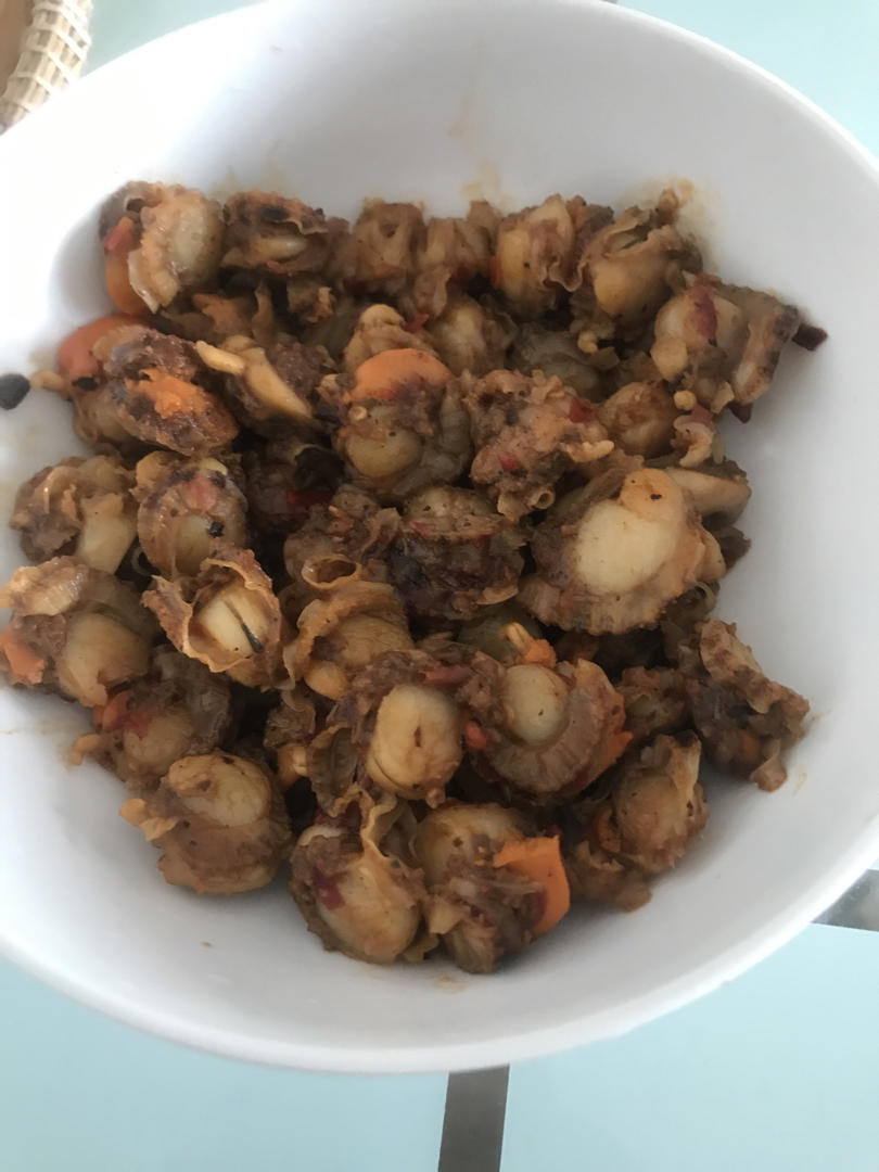 家常小炒扇贝肉