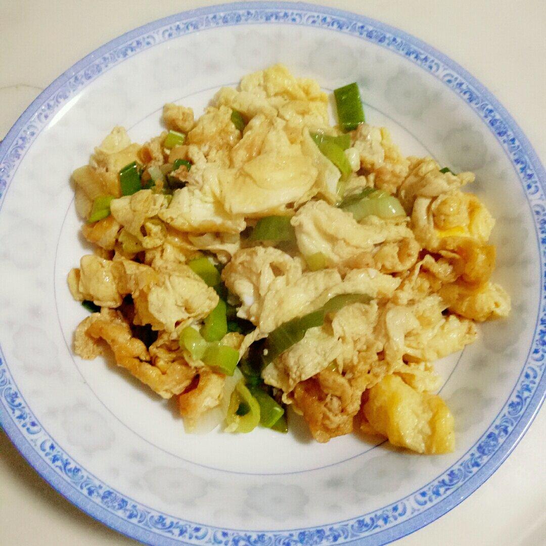 私房大葱炒鸡蛋