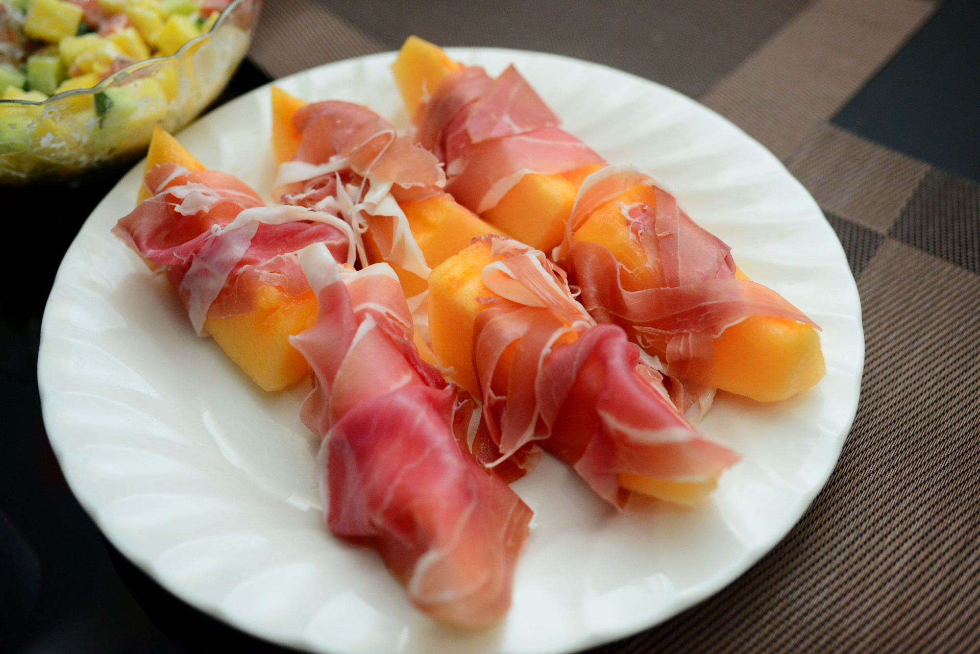 zankl做的哈密瓜生火腿片 --- 意大利国菜