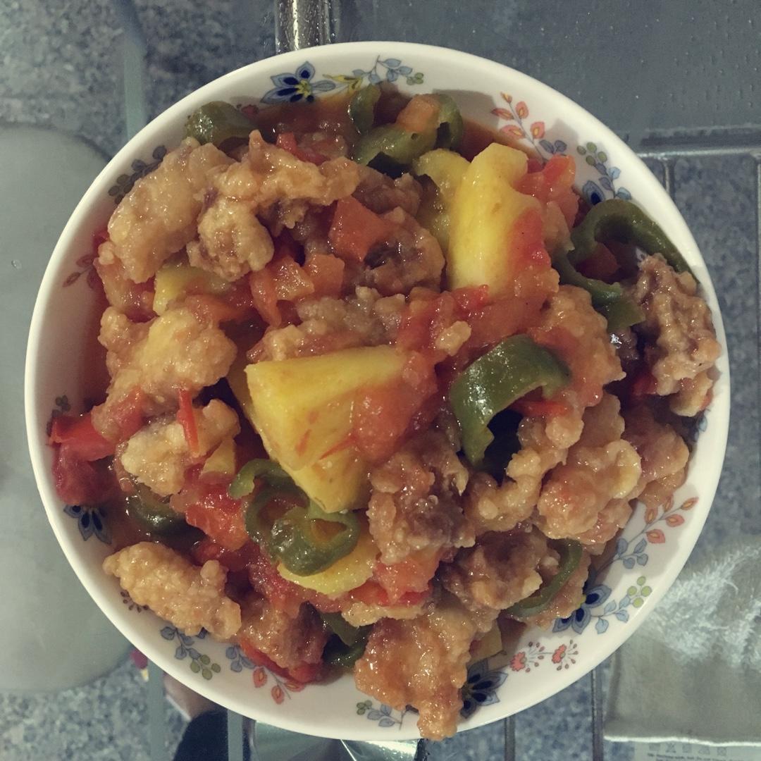 菠萝咕噜肉