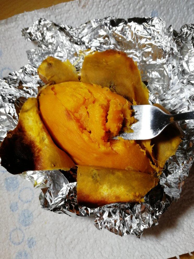 烤地瓜（烤箱初试）