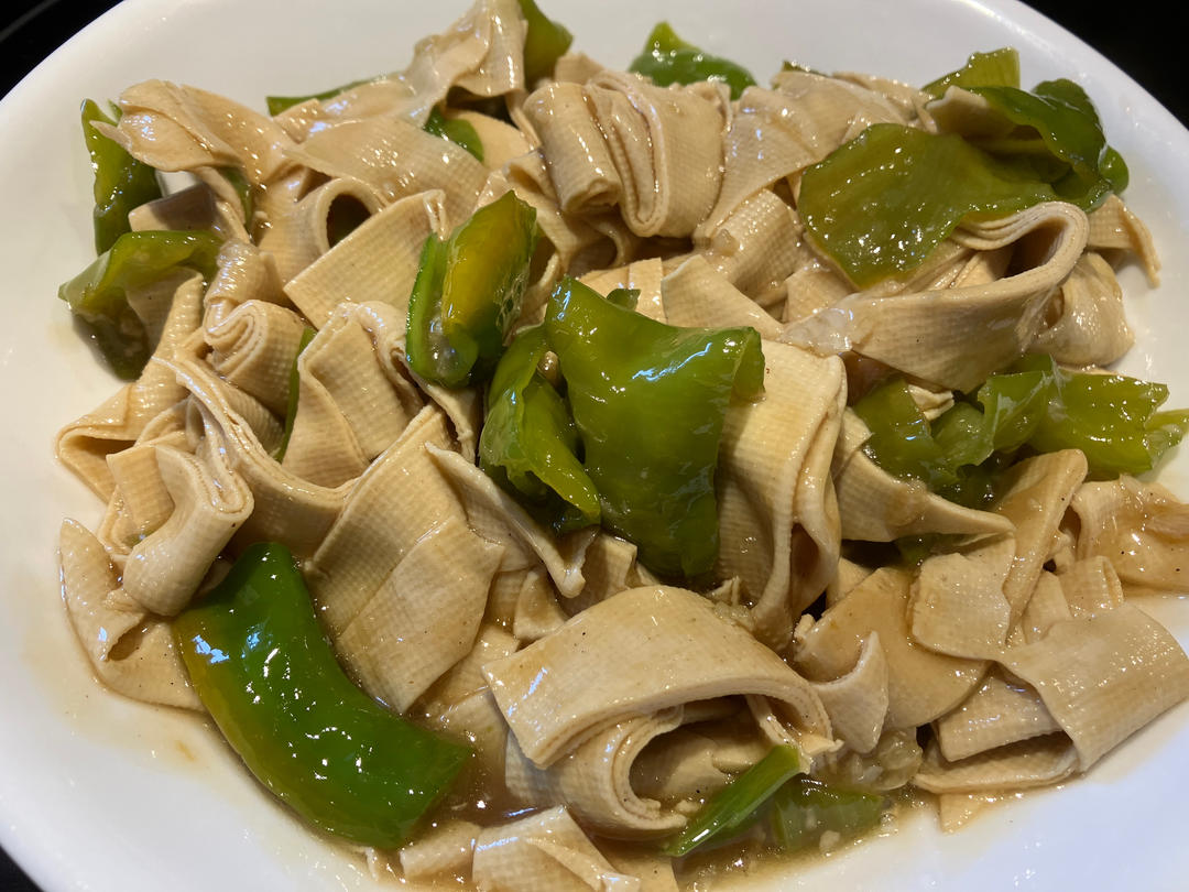 尖椒干豆腐