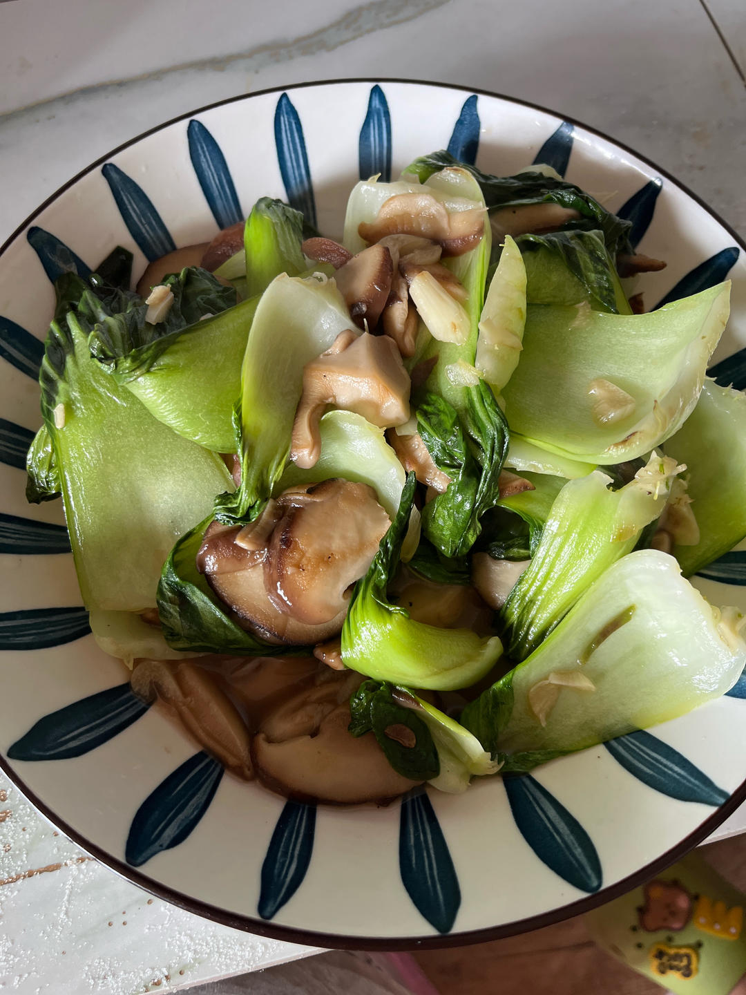 蚝油香菇油菜