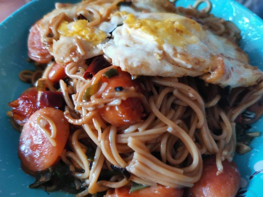 香到舔盘子🉐️荷包蛋焖面🍜超满足❗️