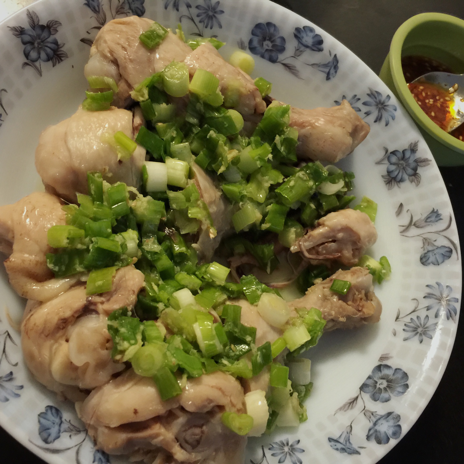 纸包烤葱油鸡