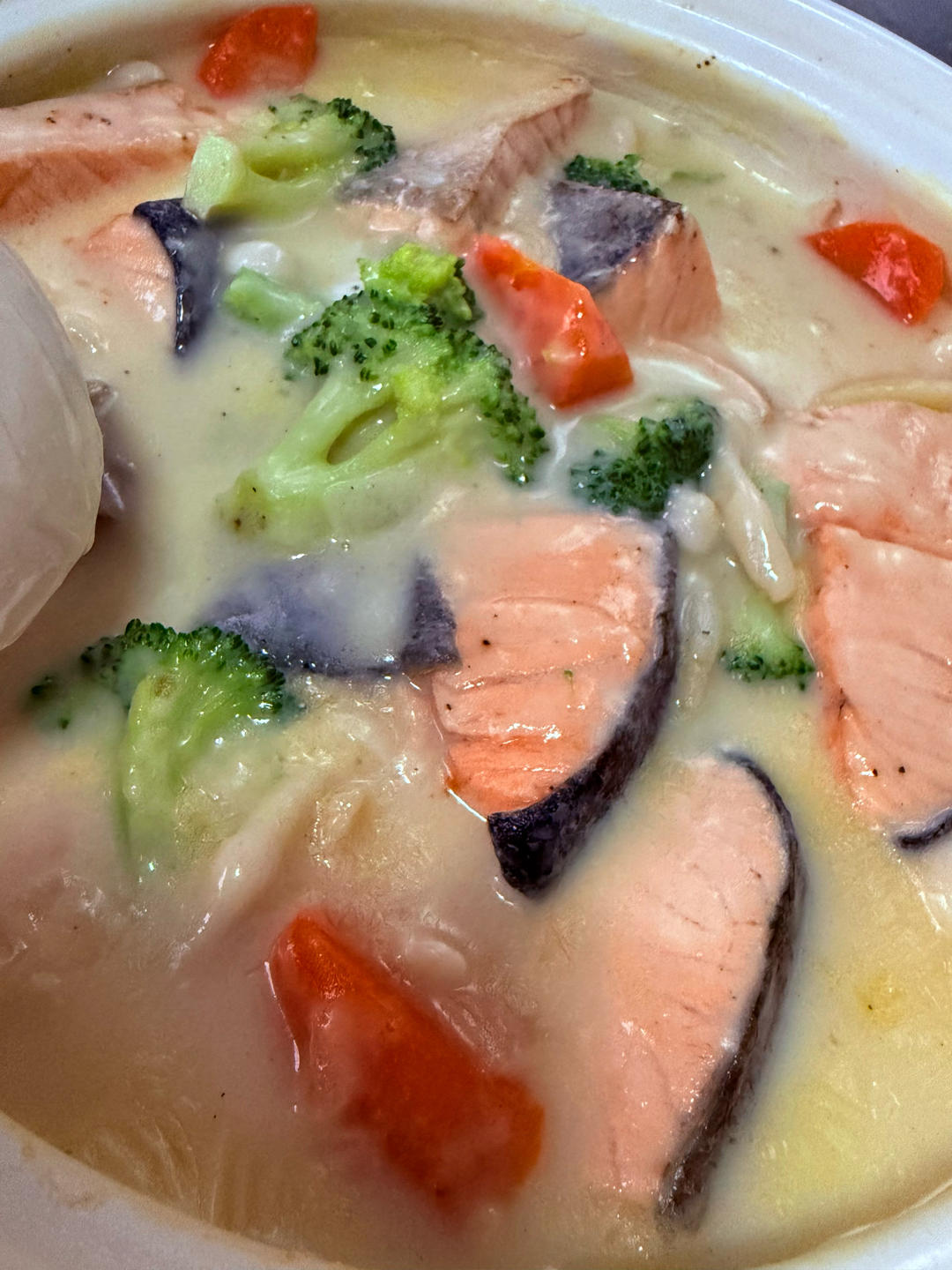 三文鱼奶油炖菜+芝士焗饭【曼食慢语】