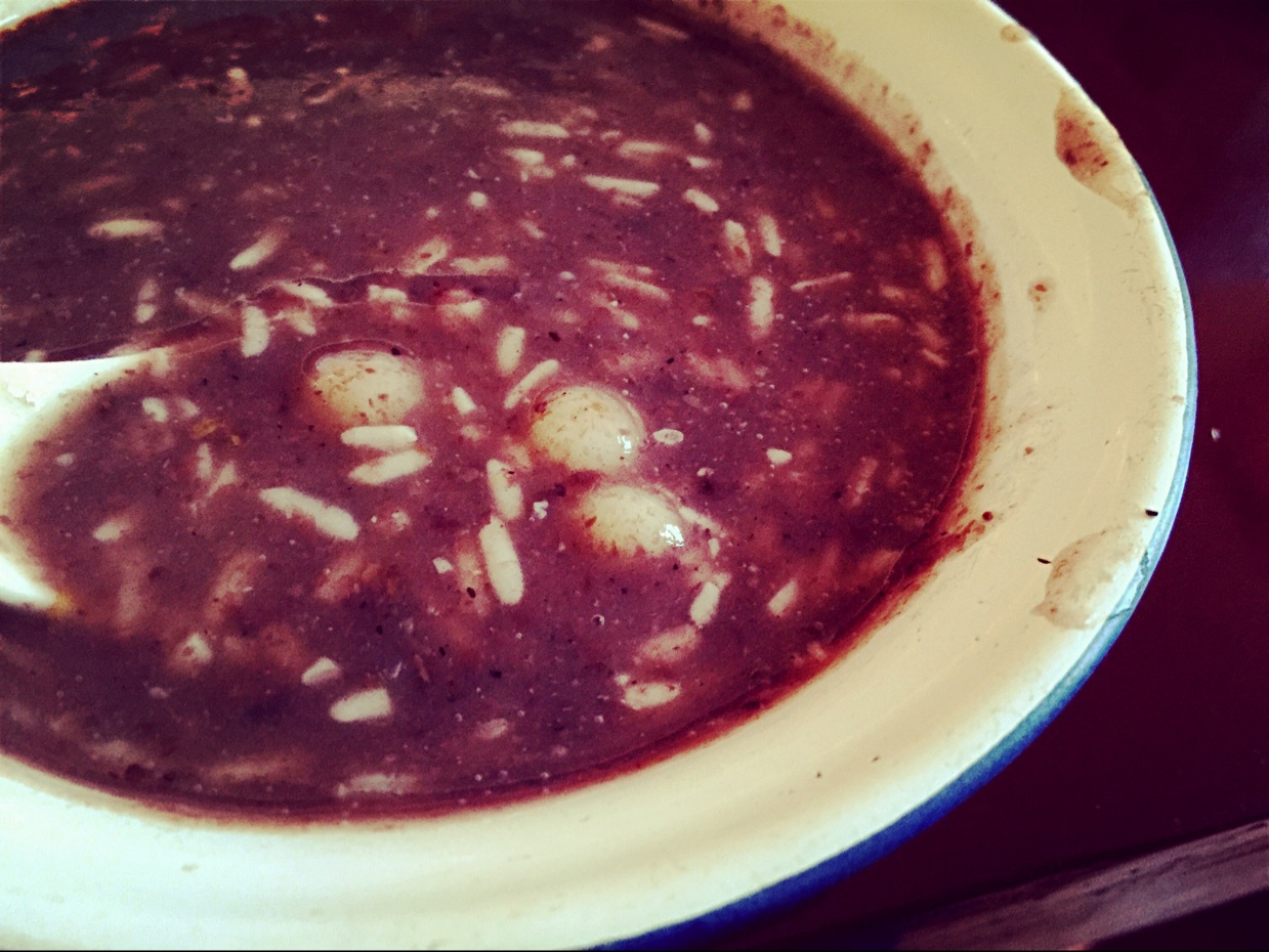 蜜豆桂花酒酿元宵