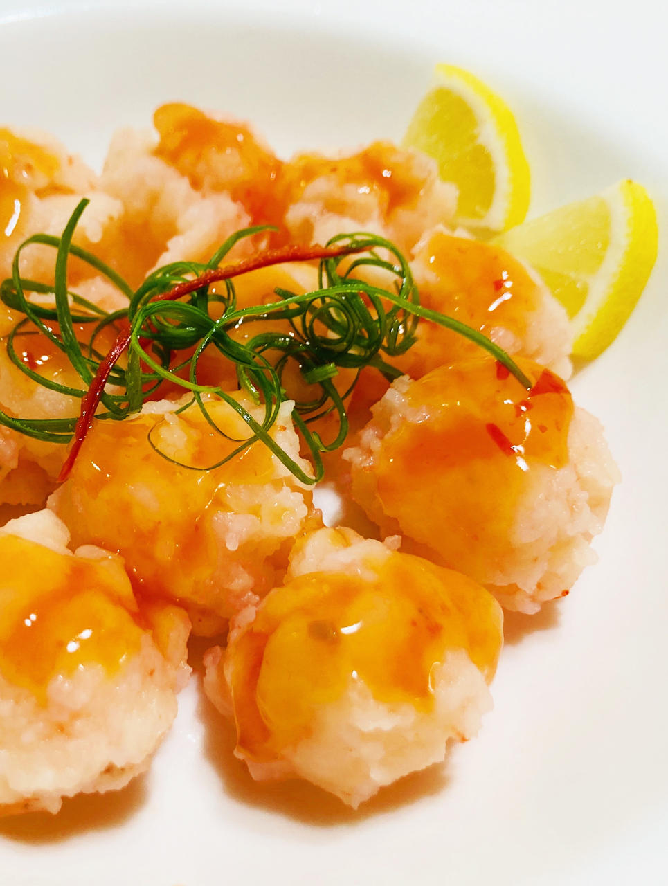 tinascanteen做的泰式甜辣虾球