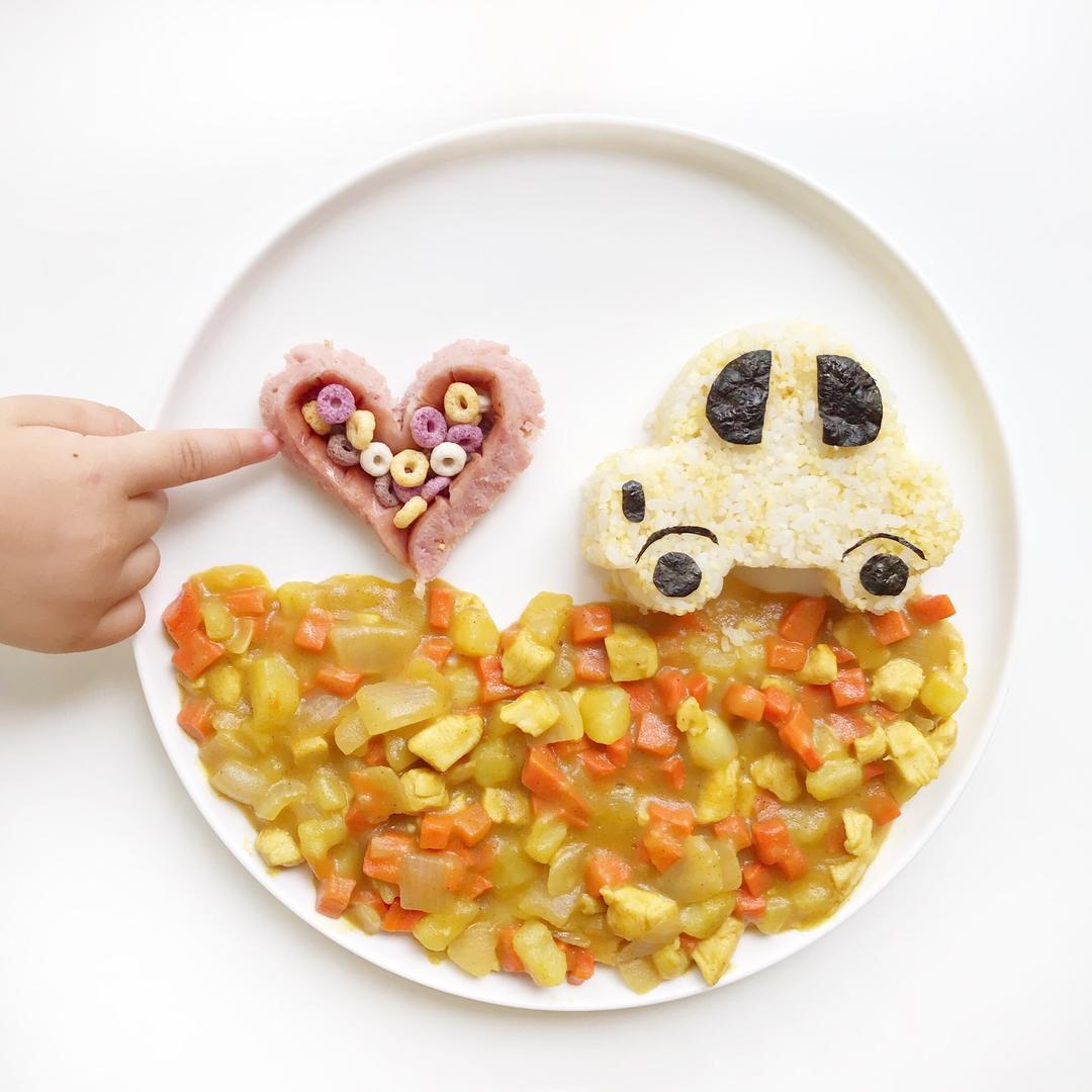 创意汽车造型米饭