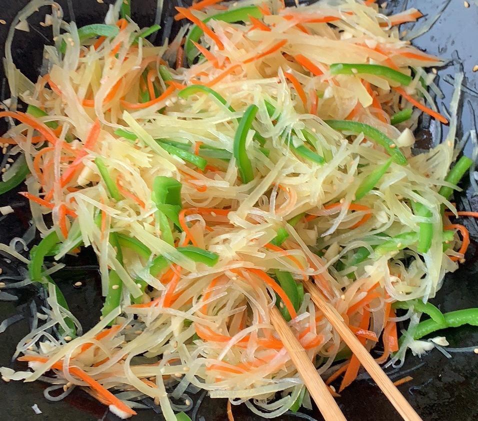 爽口炝拌土豆丝