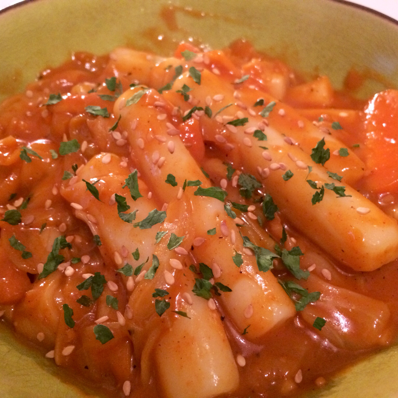 韩式辣炒年糕（or网红芝士套路之芝心年糕）