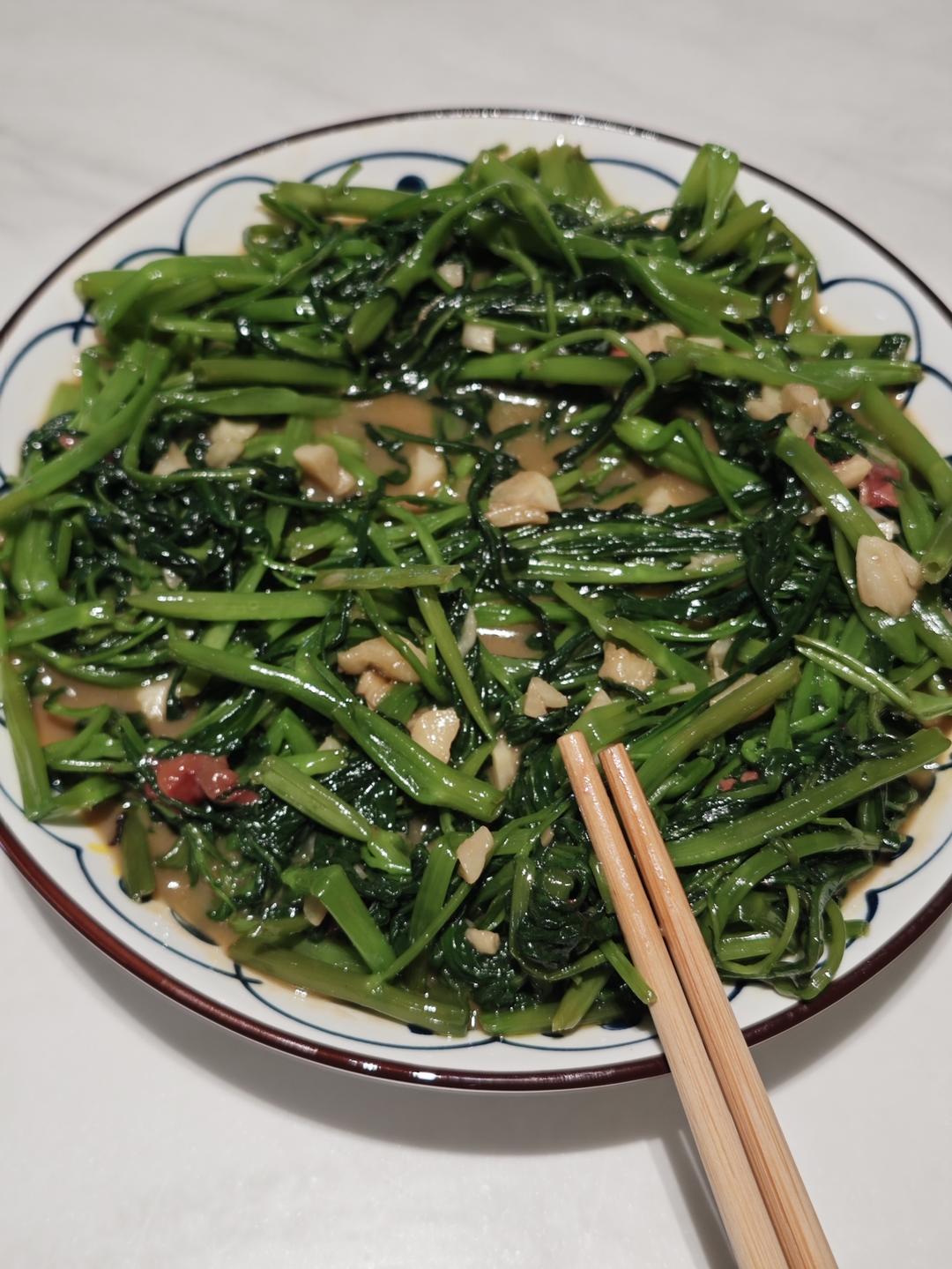 腐乳空心菜，好吃还减肥