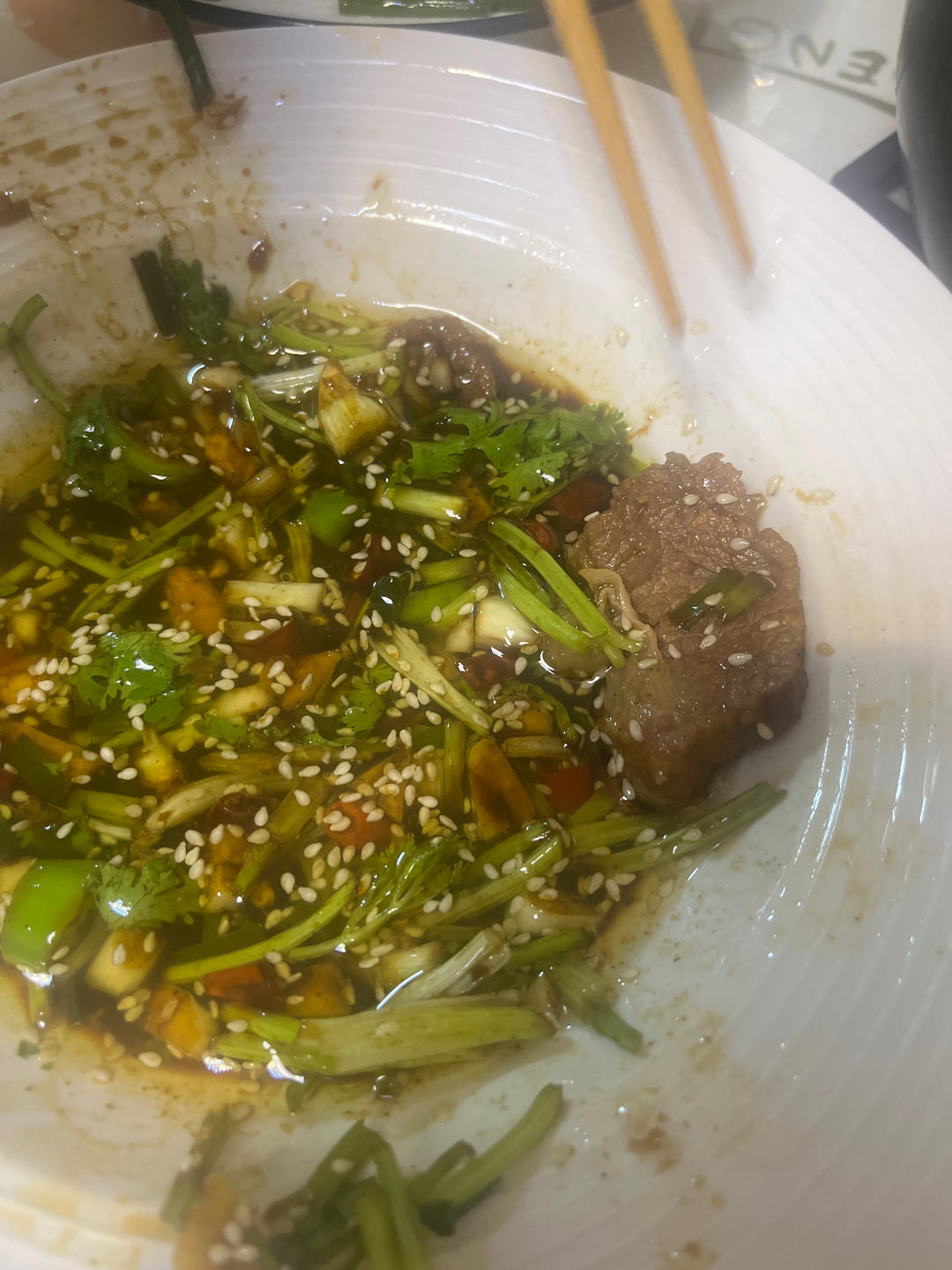 超级快手香菜拌牛肉