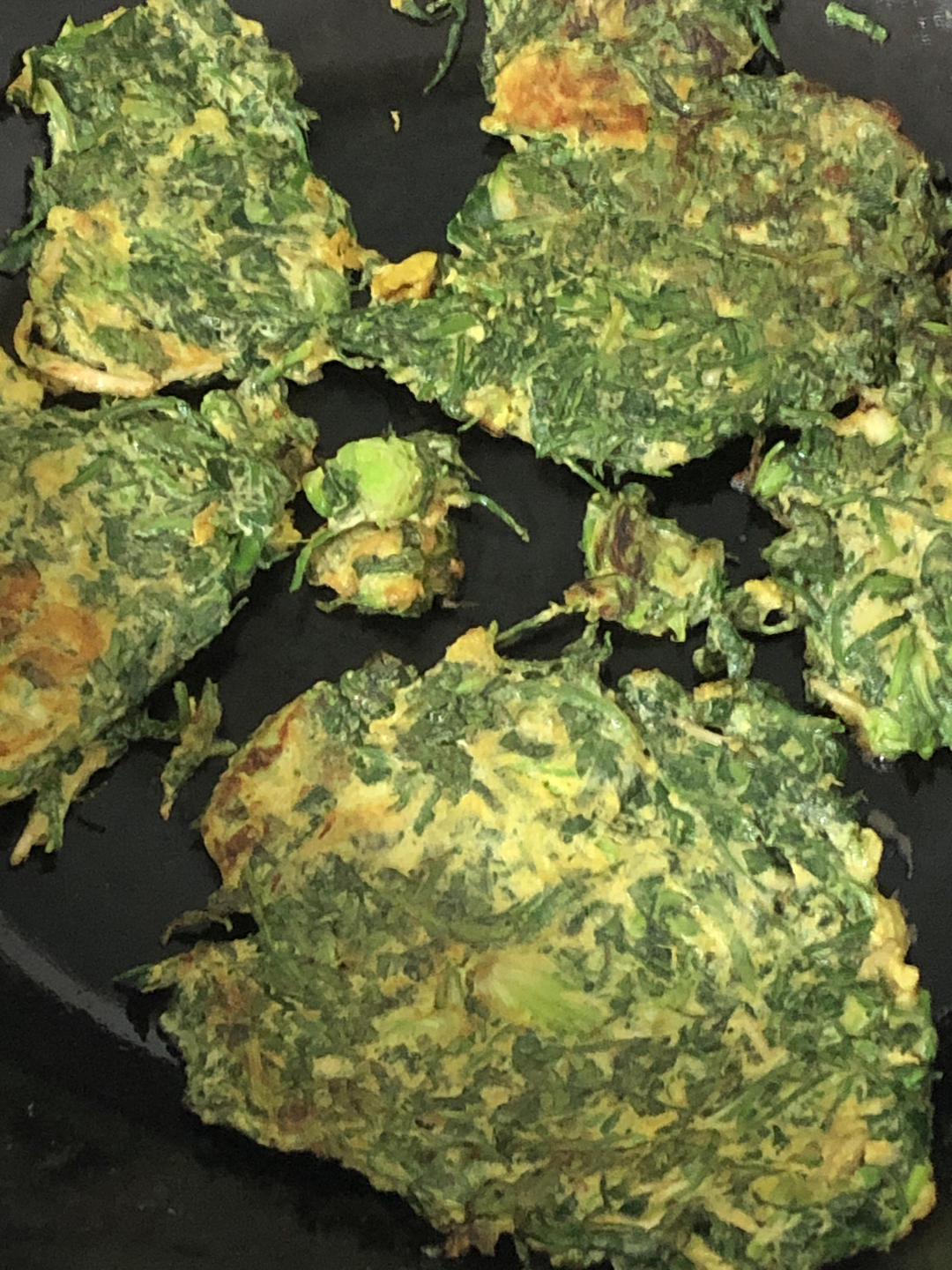 荠菜鸡蛋饼