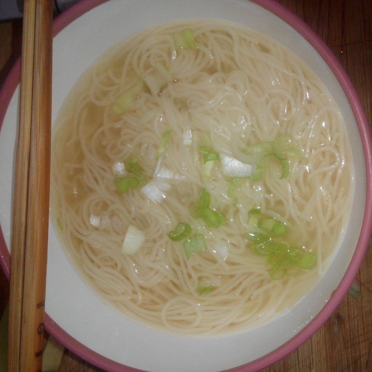 小葱麻油酱油面