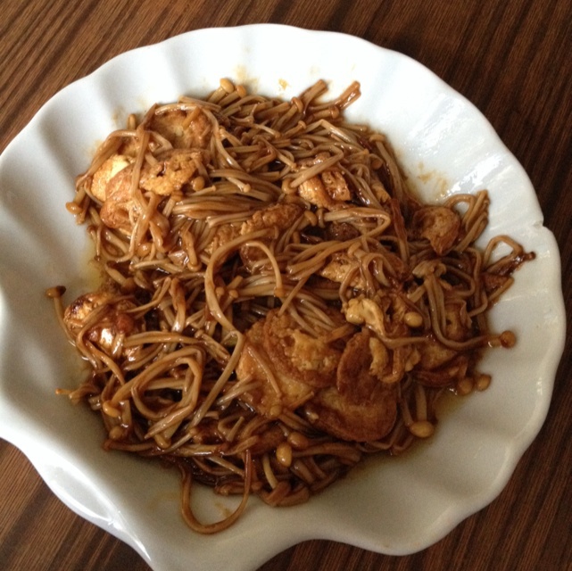 超级下饭菜--金针菇日本豆腐