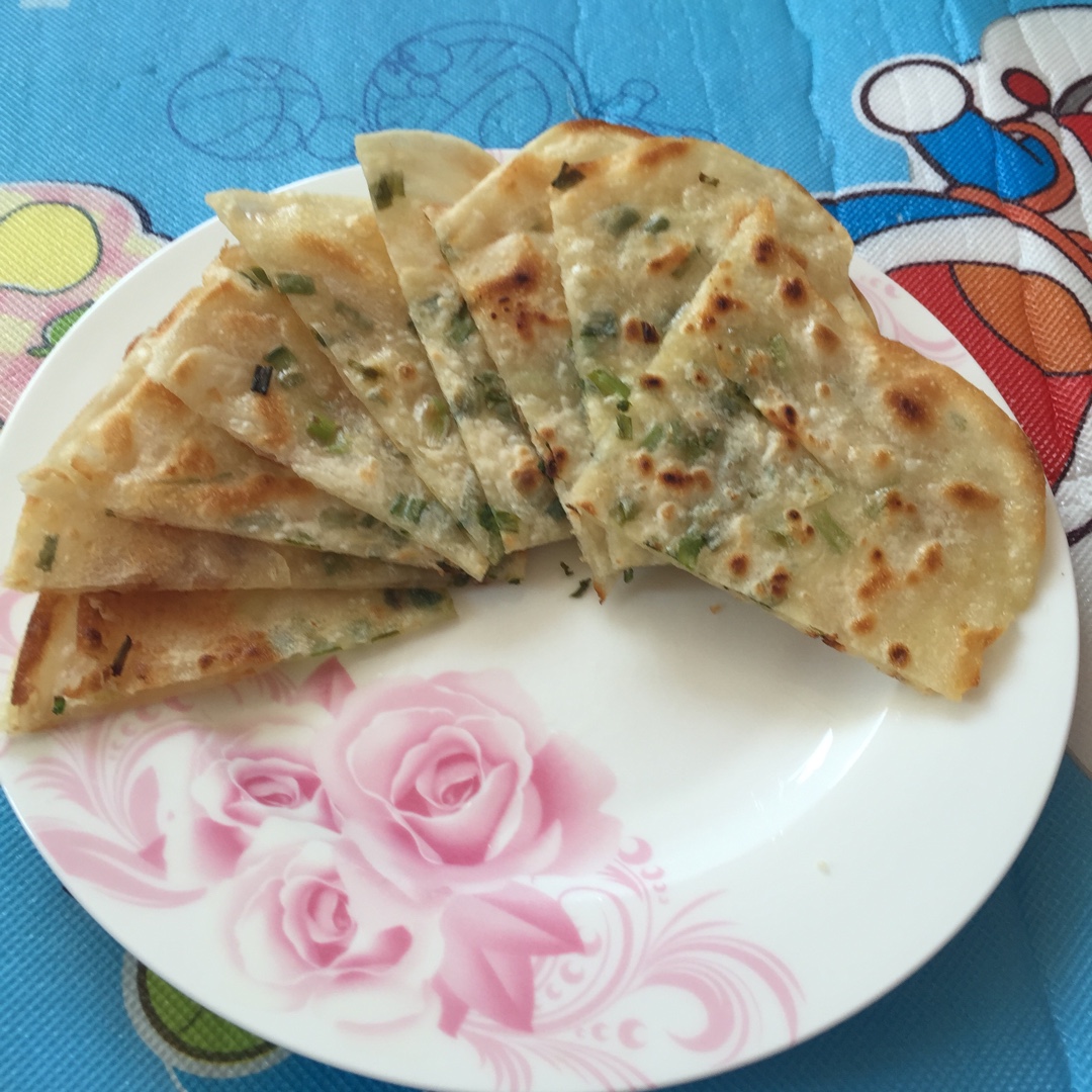 葱油饼（饺子皮 懒人快手版）