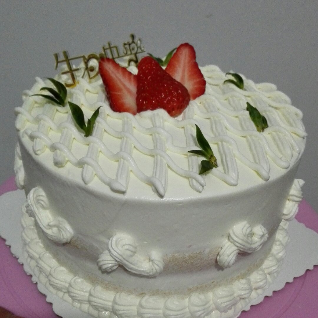 生日蛋糕裱花制作