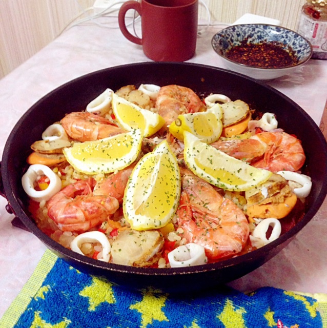 【曼食慢语】Seafood Paella 西班牙海鲜饭