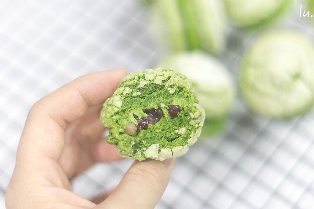 抹茶红豆达克瓦兹 -- 松下NB-H3800烤箱