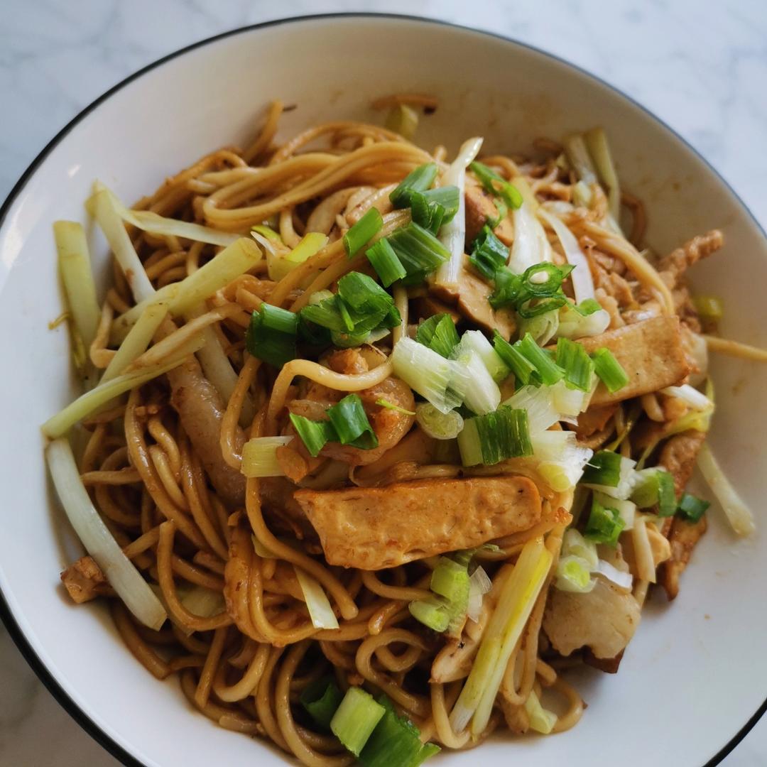 cc446做的一盘杭味肉丝拌川