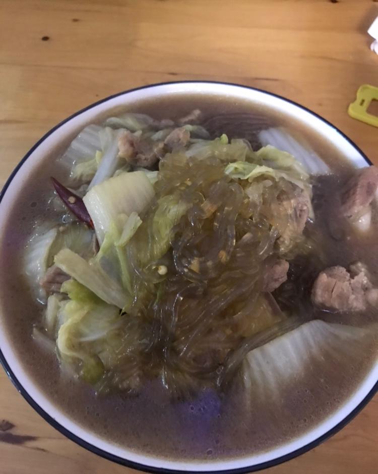 猪肉白菜炖粉条