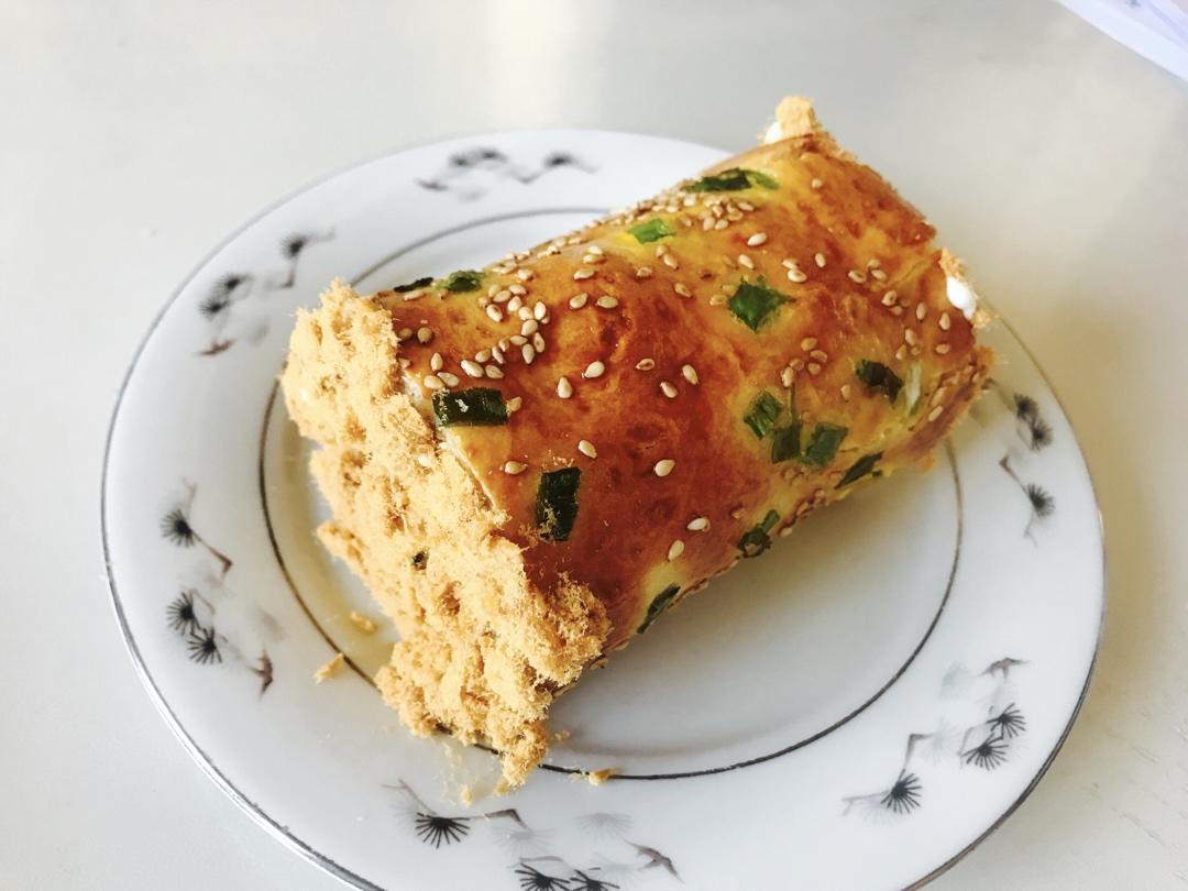 回忆的味道---肉松面包卷