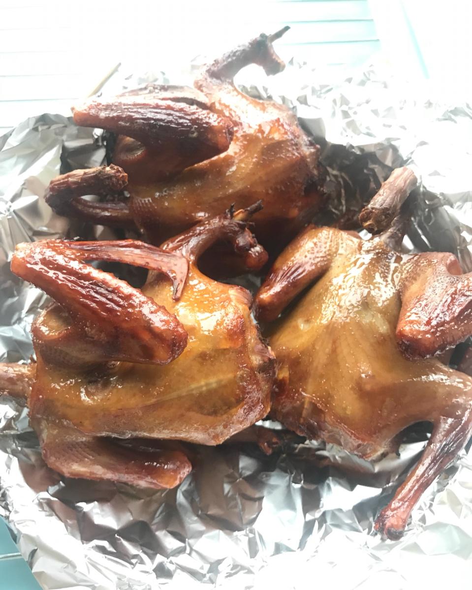烤箱版脆皮乳鸽