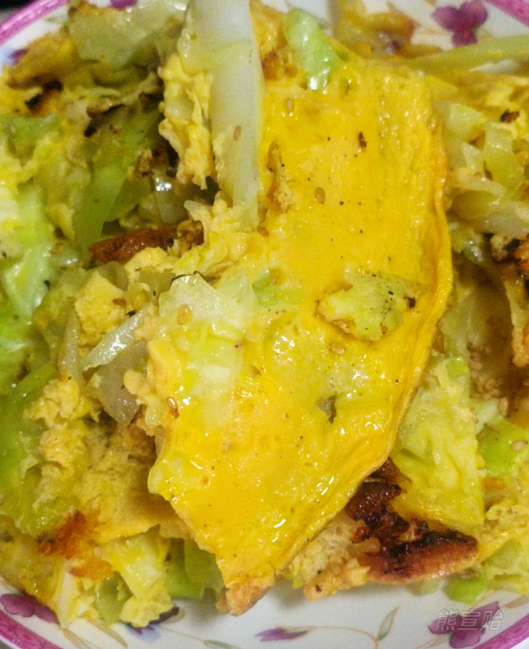 包菜蛋饼