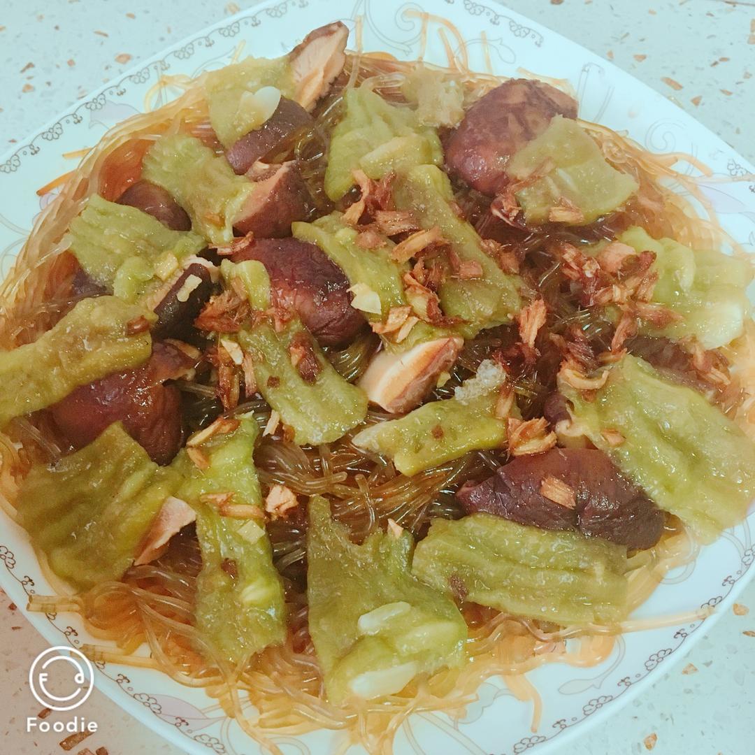 粉丝蒸丝瓜