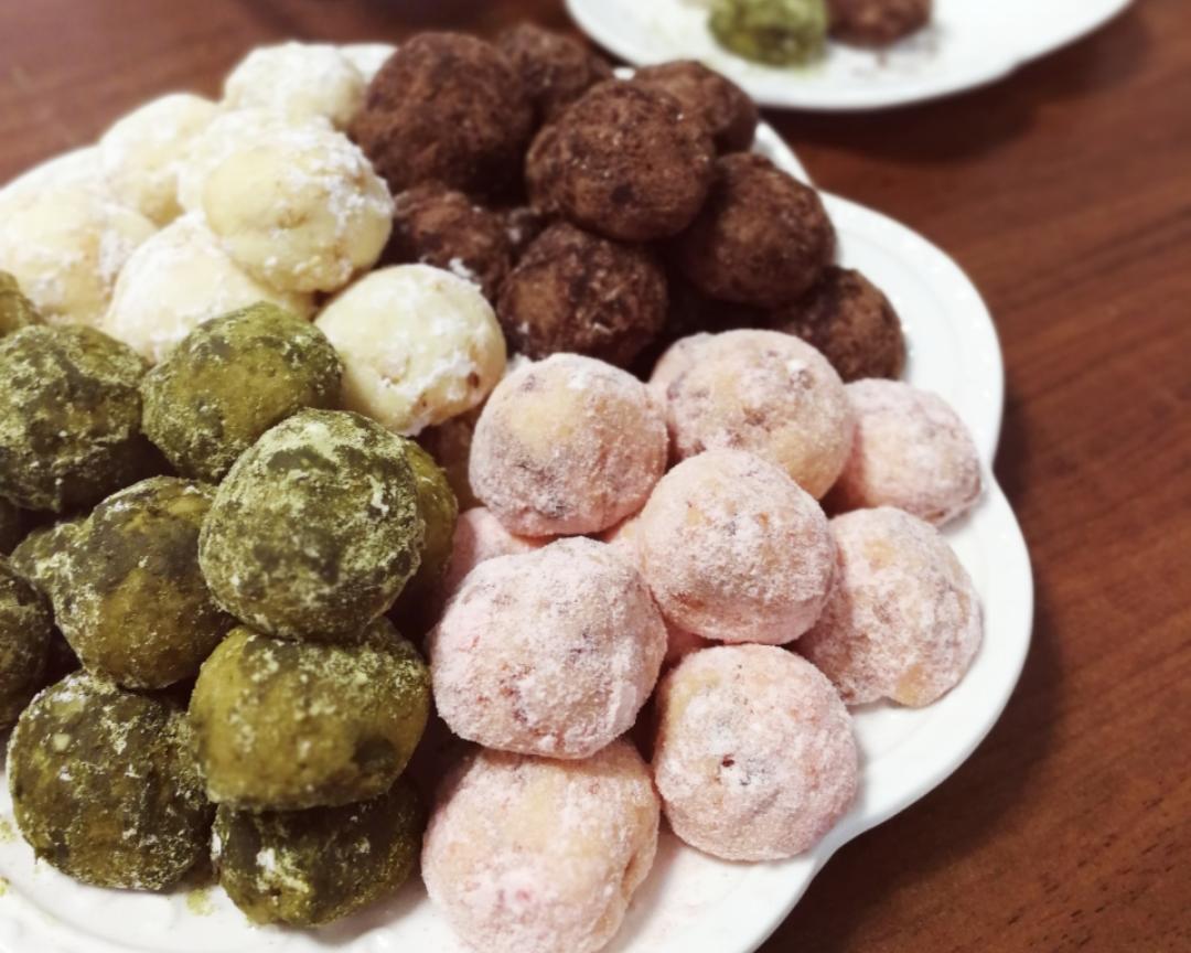 原味花生&抹茶南瓜子&可可核桃 雪球