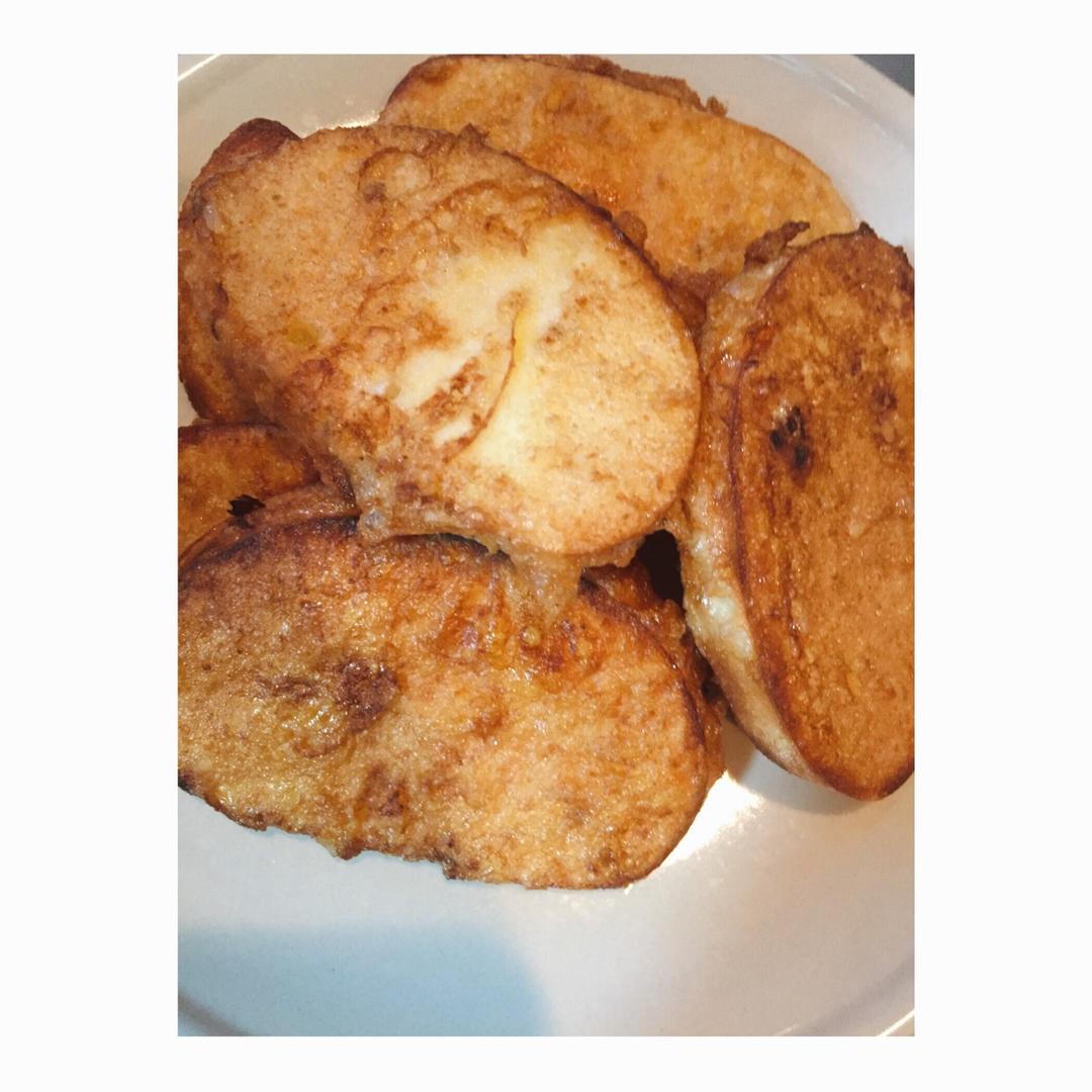 鸡蛋煎馒头片