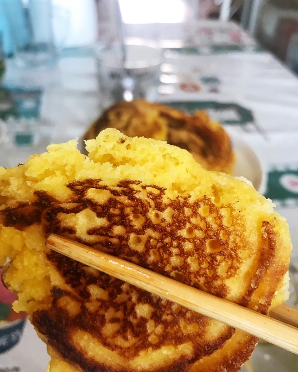 奶香玉米饼