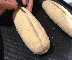 全麦短棍面包/低糖低油面包系列（7）的做法 步骤8